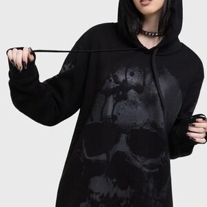 killstar unisex hypnoskull hoodie size M nwt